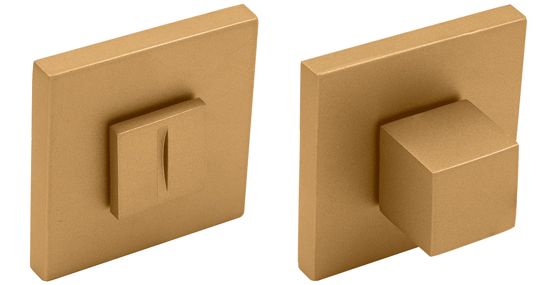 Завертка сантехническая MH-WC-S6 FTG на квадратной розетке 6мм цвет матовое итальянское золото фото купить Оренбург