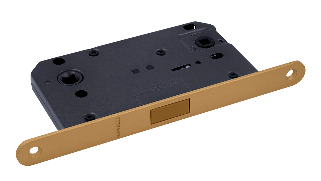 Защелка межкомнатная M1895 FTG магнитная, сантехническая, цвет матовое итальянское золото фото купить Оренбург