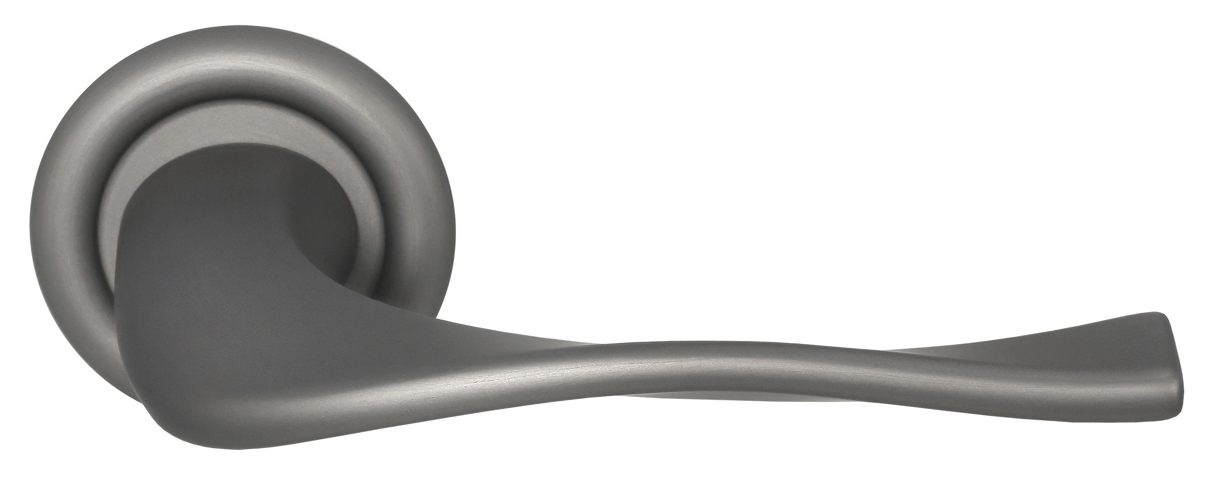 Ручка дверная SKYSCRAPER R7 WF на круглой розетке, цвет Зимняя стужа/Winter Frost фото купить Оренбург