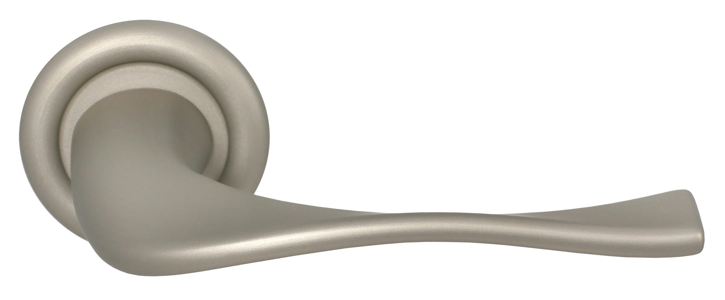 Ручка дверная SKYSCRAPER R7 SMI на круглой розетке, цвет Весенняя дымка/Spring Mist фото купить Оренбург