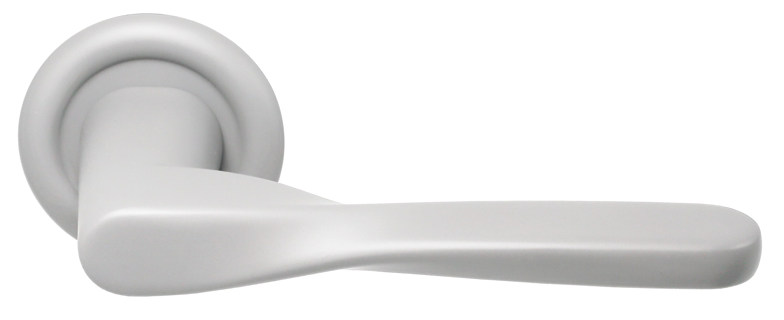 Ручка дверная THE OLYMPICS R7 SSW на круглой розетке, цвет Стокгольмский снегопад/Stockholm Snowfall фото купить Оренбург