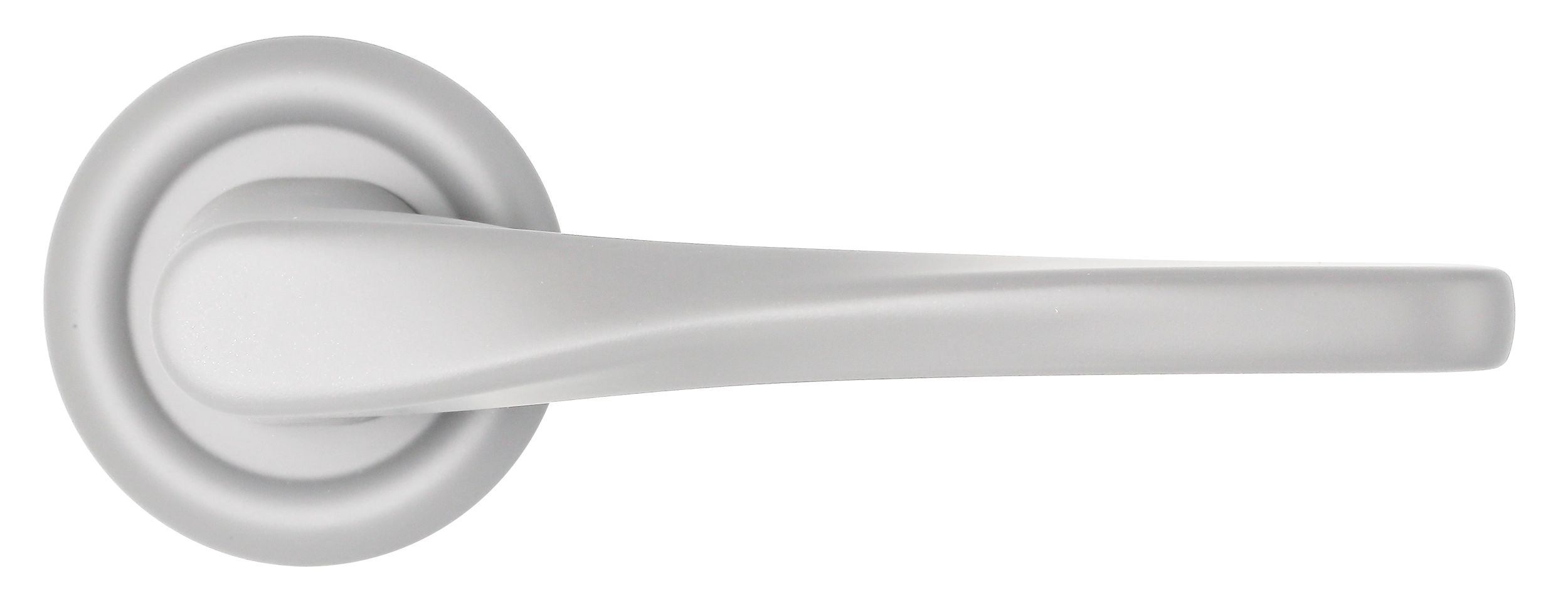 Ручка дверная THE OLYMPICS R7 SSW на круглой розетке, цвет Стокгольмский снегопад/Stockholm Snowfall фото купить в Оренбурге