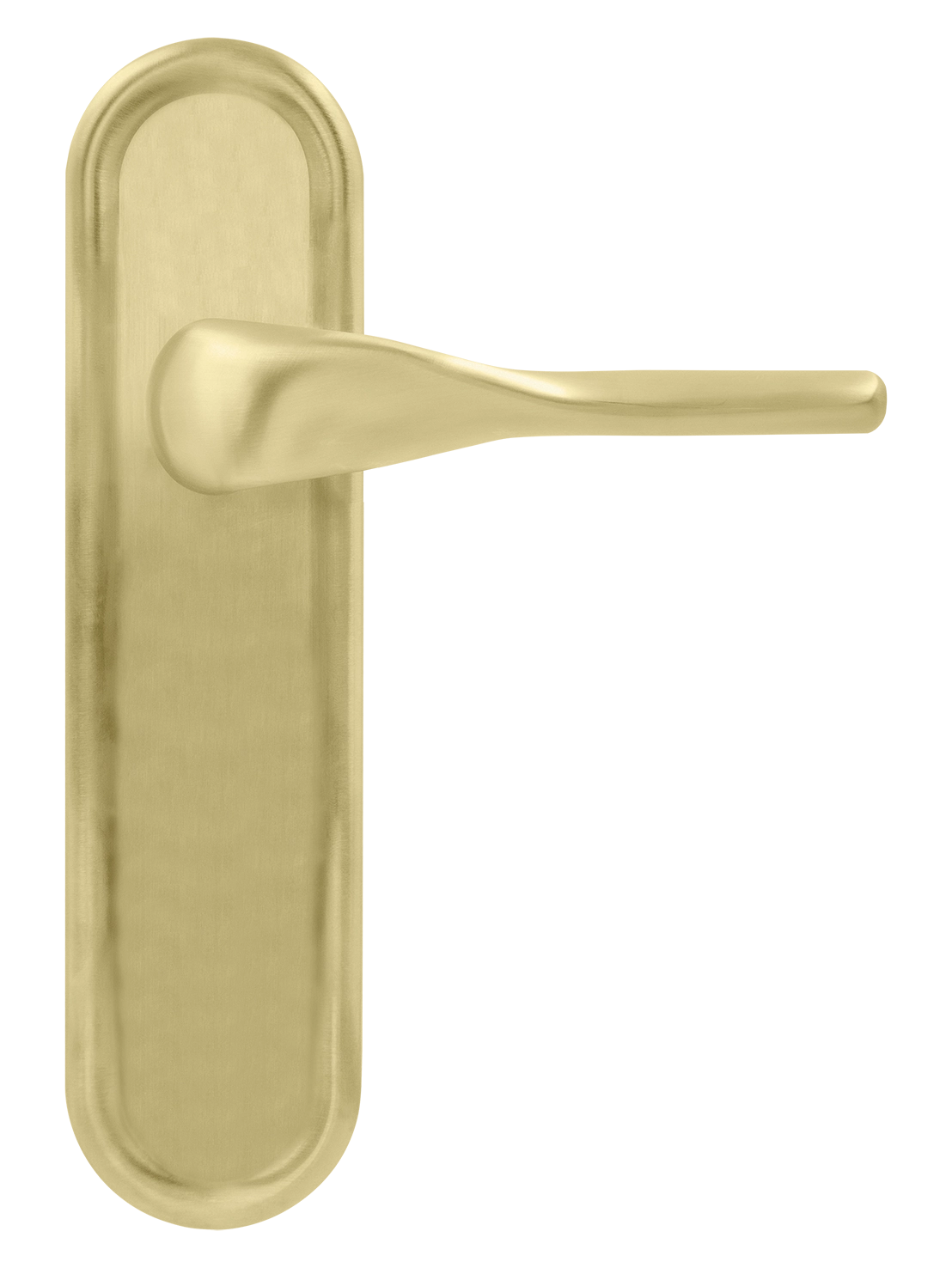 Ручка дверная LVB PLR AH на планке, цвет Осенний мёд/Autumn Honey фото купить в Оренбурге