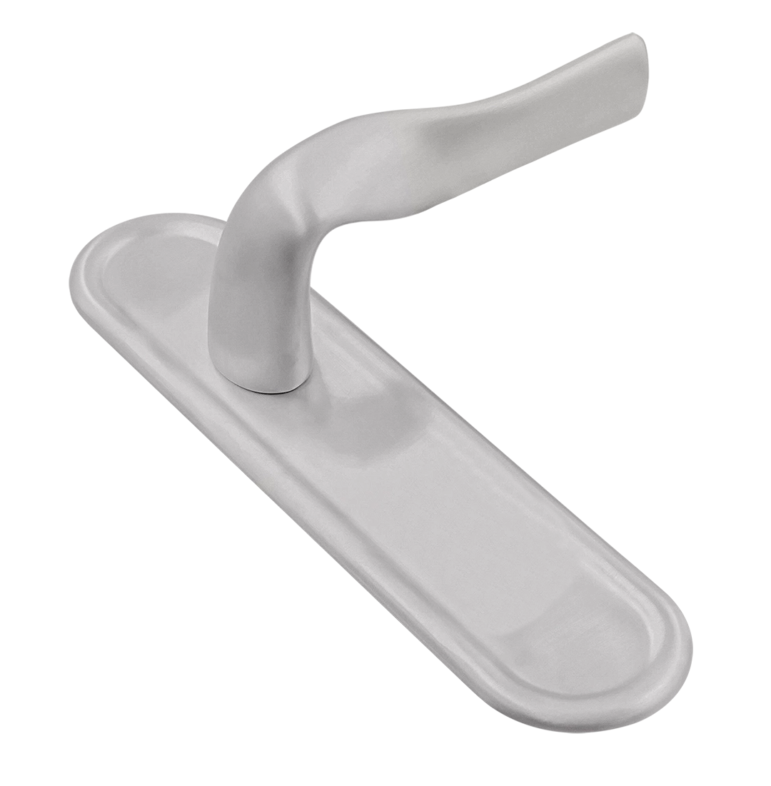 Ручка дверная LVB PLR SSW на планке, цвет Стокгольмский снегопад/Stockholm Snowfall фото купить Оренбург