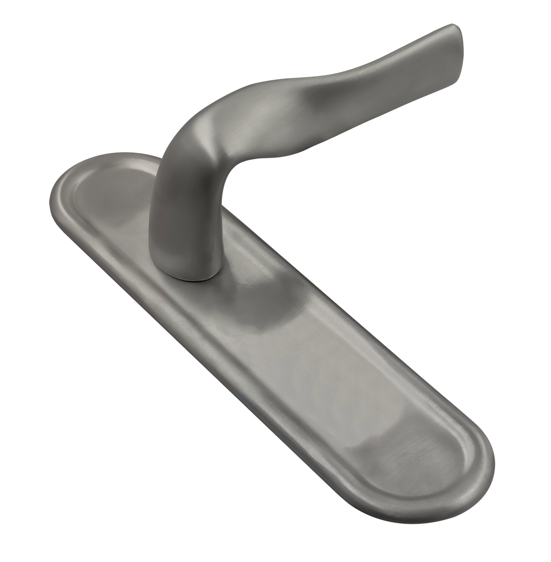 Ручка дверная LVB PLR WF на планке, цвет Зимняя стужа/Winter Frost фото купить Оренбург