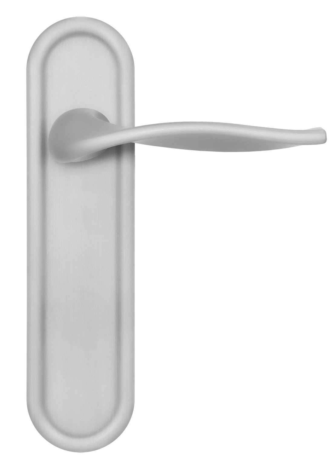 Ручка дверная SKYSCRAPER PLR SSW на планке, цвет Стокгольмский снегопад/Stockholm Snowfall фото купить в Оренбурге