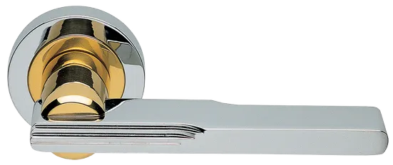 VERONICA R2 COT, ручка дверная, цвет - глянцевый хром/золото фото купить Оренбург