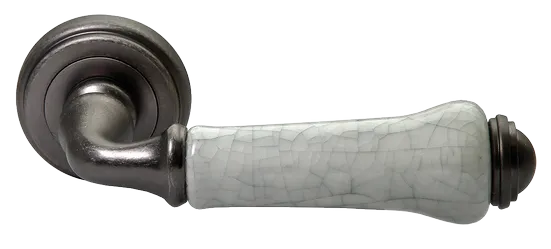 UMBERTO, ручка дверная MH-41-CLASSIC OMS/GR, цвет - старое мат.серебро/серый фото купить Оренбург