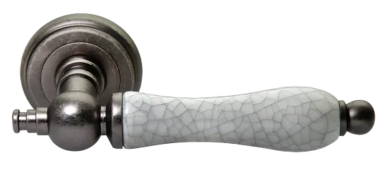 MART, ручка дверная MH-42-CLASSIC OMS/GR, цвет - старое мат.серебро/серый фото купить Оренбург