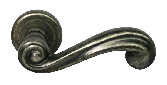 PLAZA, ручка дверная CC-1 FEA, цвет - состаренное серебро фото купить Оренбург