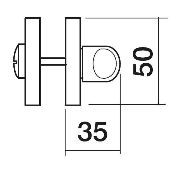 LUX-WC-R3 OBR, завертка сантехническая, цвет - кофе фото купить в Оренбурге