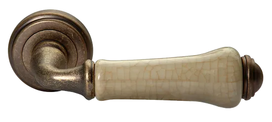 UMBERTO, ручка дверная MH-41-CLASSIC OMB/CH, цвет-старая мат.бронза/шампань фото купить Оренбург