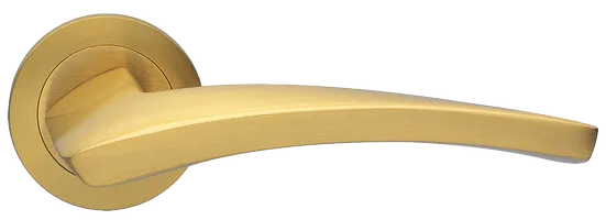 WIND R1 OSA, ручка дверная, цвет -  матовое золото фото купить Оренбург