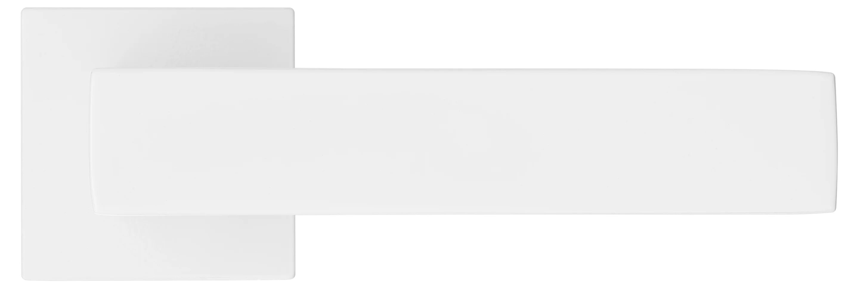 MIRA, ручка дверная на квадратной розетке MH-54-S6 W, цвет - белый фото купить в Оренбурге