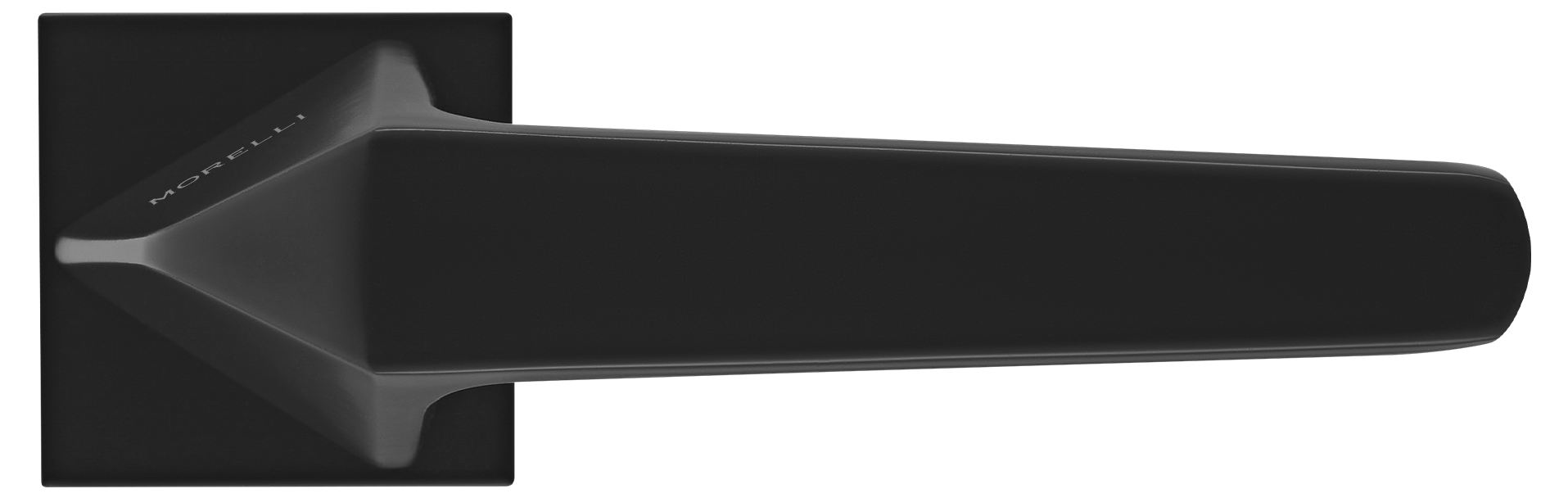 SOUK ручка дверная на квадратной розетке 6 мм, MH-55-S6 BL, цвет - черный фото купить в Оренбурге