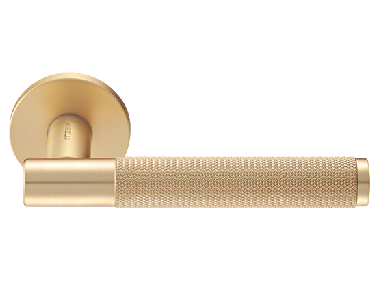 Ручка дверная "AZRIELI" на круглой розетке 6 мм, MH-57-R6T MSG, цвет - мат. сатинированное золото фото купить Оренбург