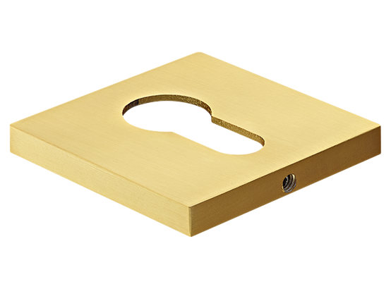 Накладка на ключевой цилиндр, на квадратной розетке 6 мм, MH-KH-S6 MSG, цвет - мат. сатинированное золото фото купить Оренбург