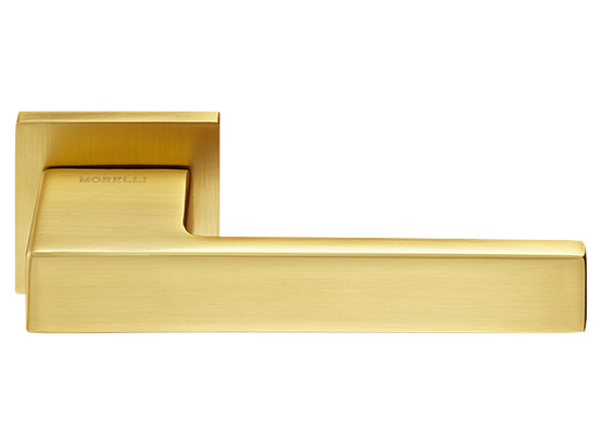 LOT ручка дверная на квадратной розетке 6 мм MH-56-S6 MSG, цвет - мат.сатинированное золото фото купить Оренбург